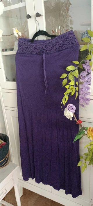 Vestido largo morado