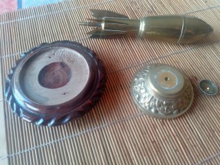 Mechero cohete vintage sobremesa