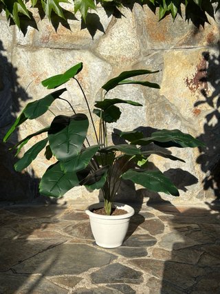 Planta Palma Artificial 90-100cm con Maceta