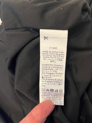 Falda pantalón negra Talla XS