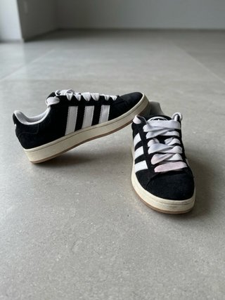 Zapatillas Adidas Campus Negras y Blancas