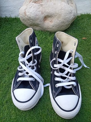 Converse plataforma negras