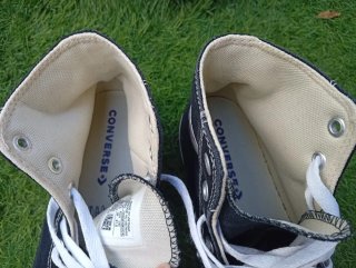 Converse plataforma negras