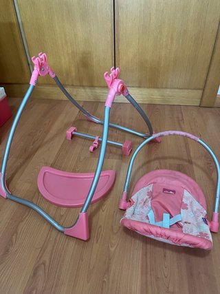Trona balancín Juguetes Niños Rosa