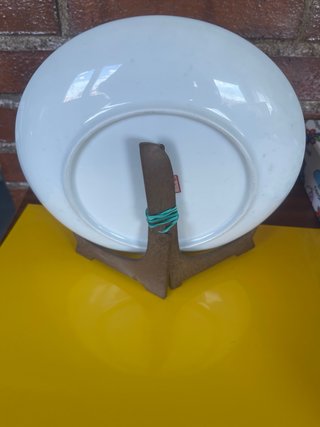 Plato Porcelana China Sello Qianlong