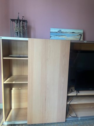 Mueble 3 compartimentos madera