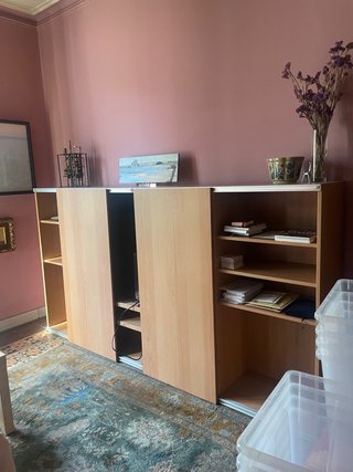 Mueble 3 compartimentos madera