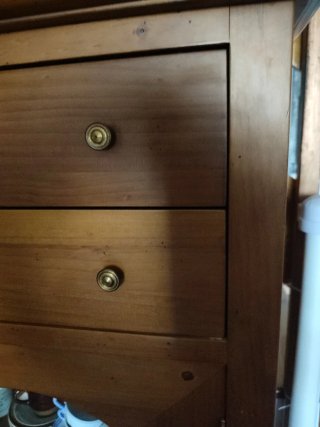 Mueble de salón de madera maciza