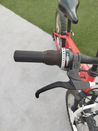 Bicicleta infantil roja 20 pulgadas