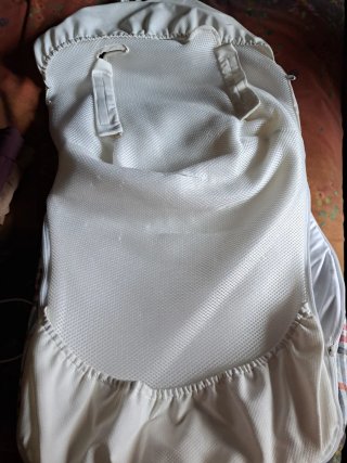 Saco silla bebé a cuadros
