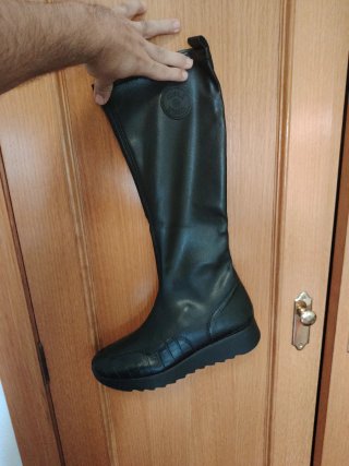 Botas altas Cuplé negras mujer