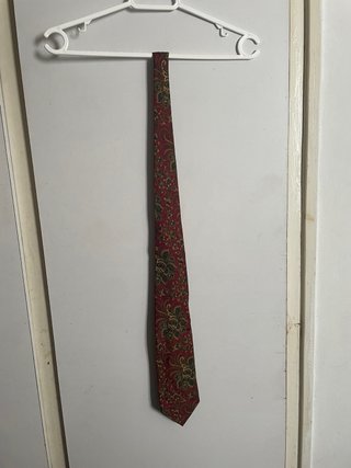 Corbata Furest Roja y Dorada