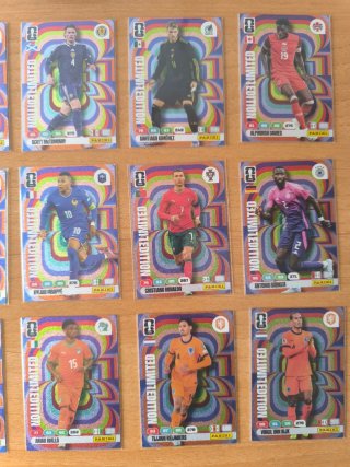 Lote Tarjetas Edición Limitada Mundial