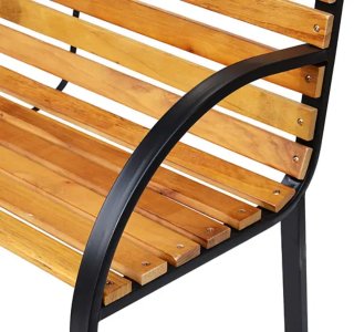 Banco de Jardín Madera 2 Plazas 122x60x83 cm
