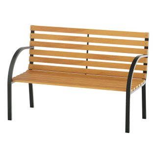 Banco de Jardín Madera 2 Plazas 122x60x83 cm
