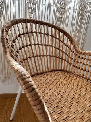 Silla IKEA NILSOVE Ratán Natural