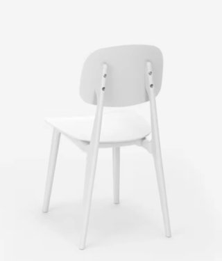 Silla de polipropileno blanca