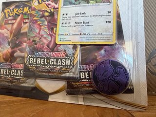 Blister 3 sobres Pokémon REBEL CLASH prom Rayquaza