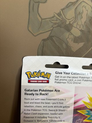 Blister 3 sobres Pokémon REBEL CLASH prom Rayquaza