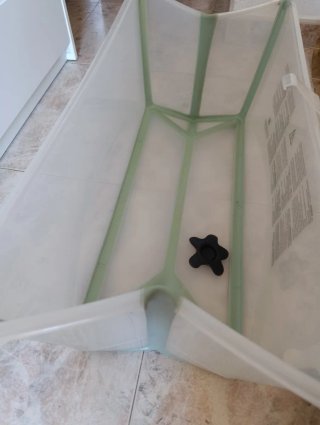 Bañera Stokke + adaptador bebé