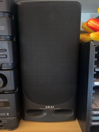 MINICADENA AKAI VINTAGE AC-MX450 CON ALTAVOCES ORI