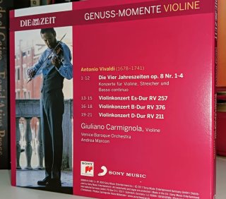 CD Giuliano Carmignola Vivaldi Las Cuatro Estacion