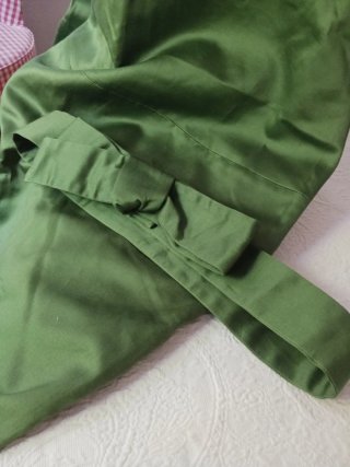 Vestido Purificacion Garcia Verde Seda Talla 44