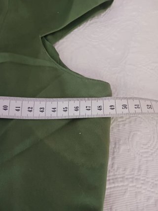 Vestido Purificacion Garcia Verde Seda Talla 44