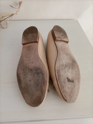 Manoletinas Chanel Beige 38C