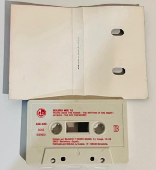 Casete Bolero Mix 10 Blanco y Negro 1994