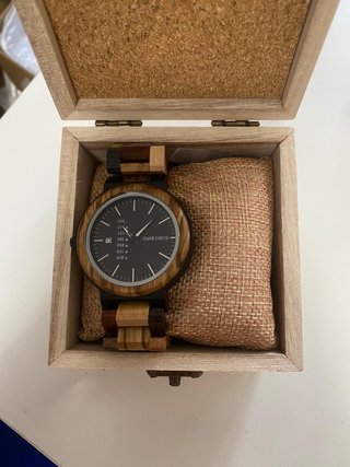 Reloj Madera BOBO BIRD Multifunción Caja