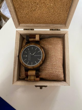 Reloj Madera BOBO BIRD Multifunción Caja