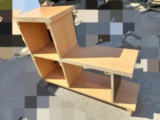 Mueble de entrada madera