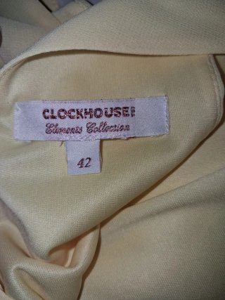 Vestido amarillo C&A con forro