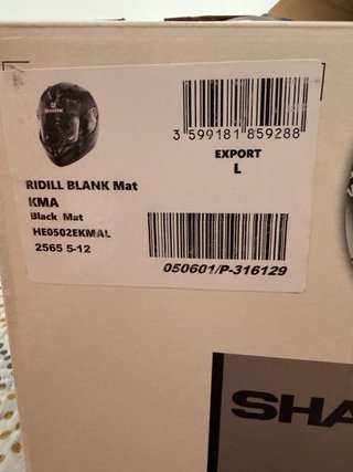 Casco Shark Negro Mate
