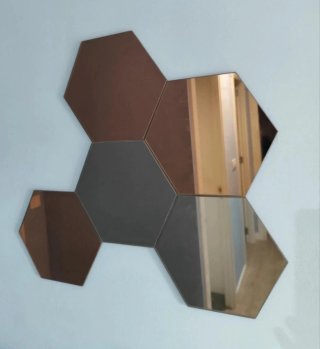 Espejos hexagonales pegar · Ikea · Hogar (nuevos)