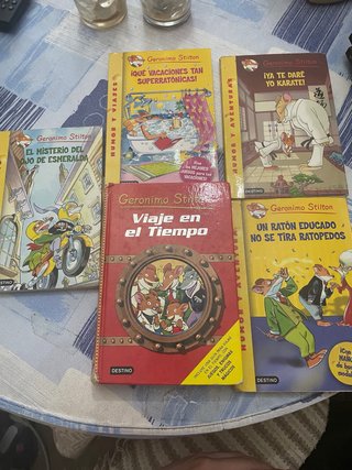 5 libros de geronimo stilton