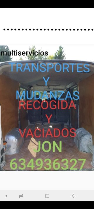 Vaciados y mudanzas