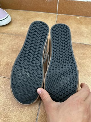 Zapatos Vans Blancos y Marrones