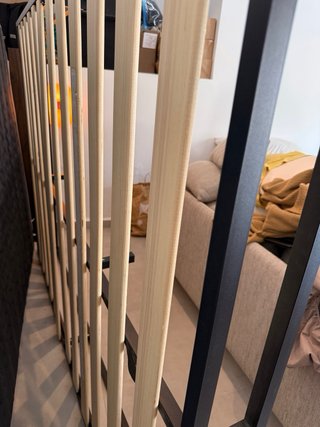Somier Japandi 150x200cm Metal y Madera