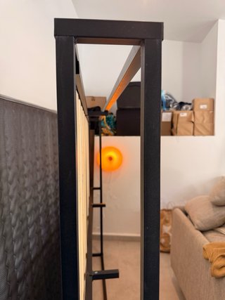 Somier Japandi 150x200cm Metal y Madera