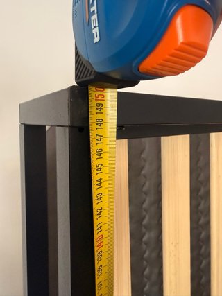 Somier Japandi 150x200cm Metal y Madera