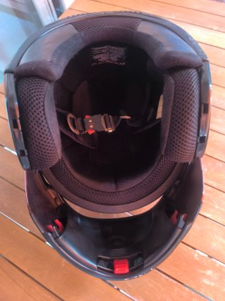 Casco modular Mitaka burdeos