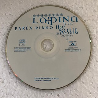 La Pina Parla Piano CD Singolo Promo 1998