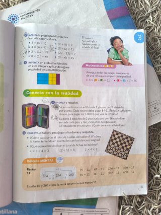 Matemáticas 4 Santillana mochila ligera