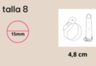 Lote 6 Anillos Bisutería Talla 8