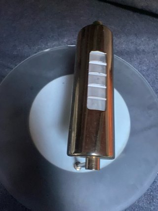Lámpara de techo colgante dorada y gris