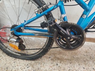 Bicicleta doble suspensión, ruedas 26