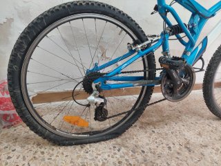 Bicicleta doble suspensión, ruedas 26