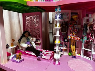 Casa de Muñecas Barbie con tobogán